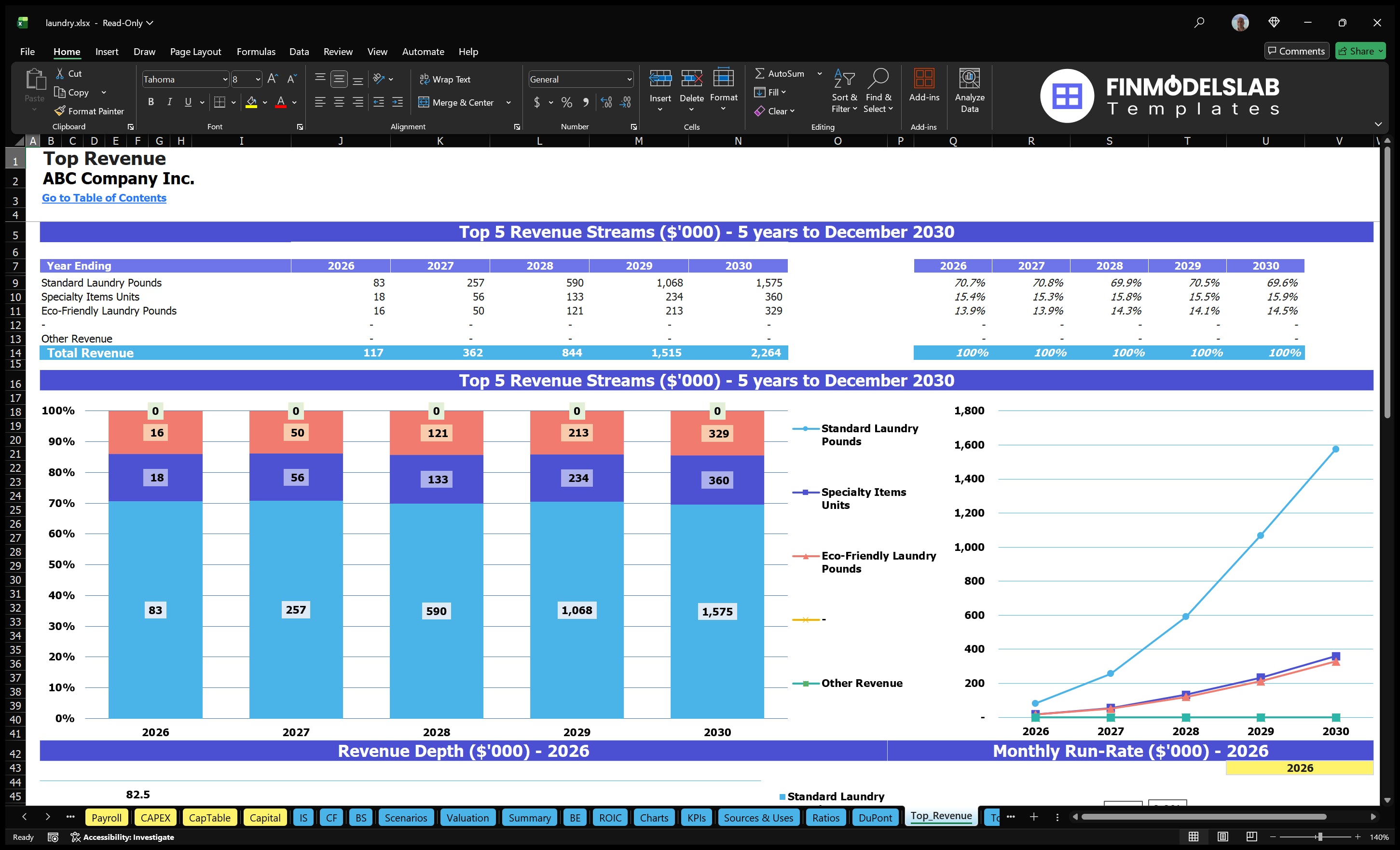 laundry financial model top revenue financialmodelslab