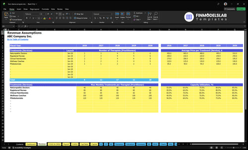 liver cleanse program financial model revenue financialmodelslab