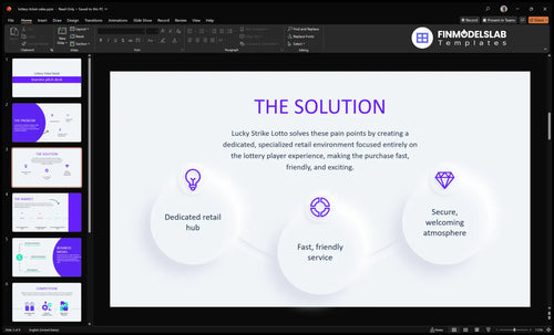 lottery ticket sales solution slide financialmodelslab