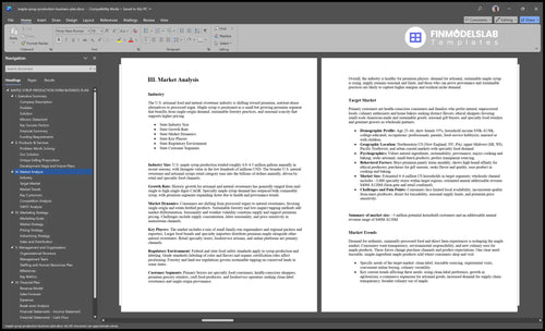 maple syrup production business plan marketing analysis financialmodelslab