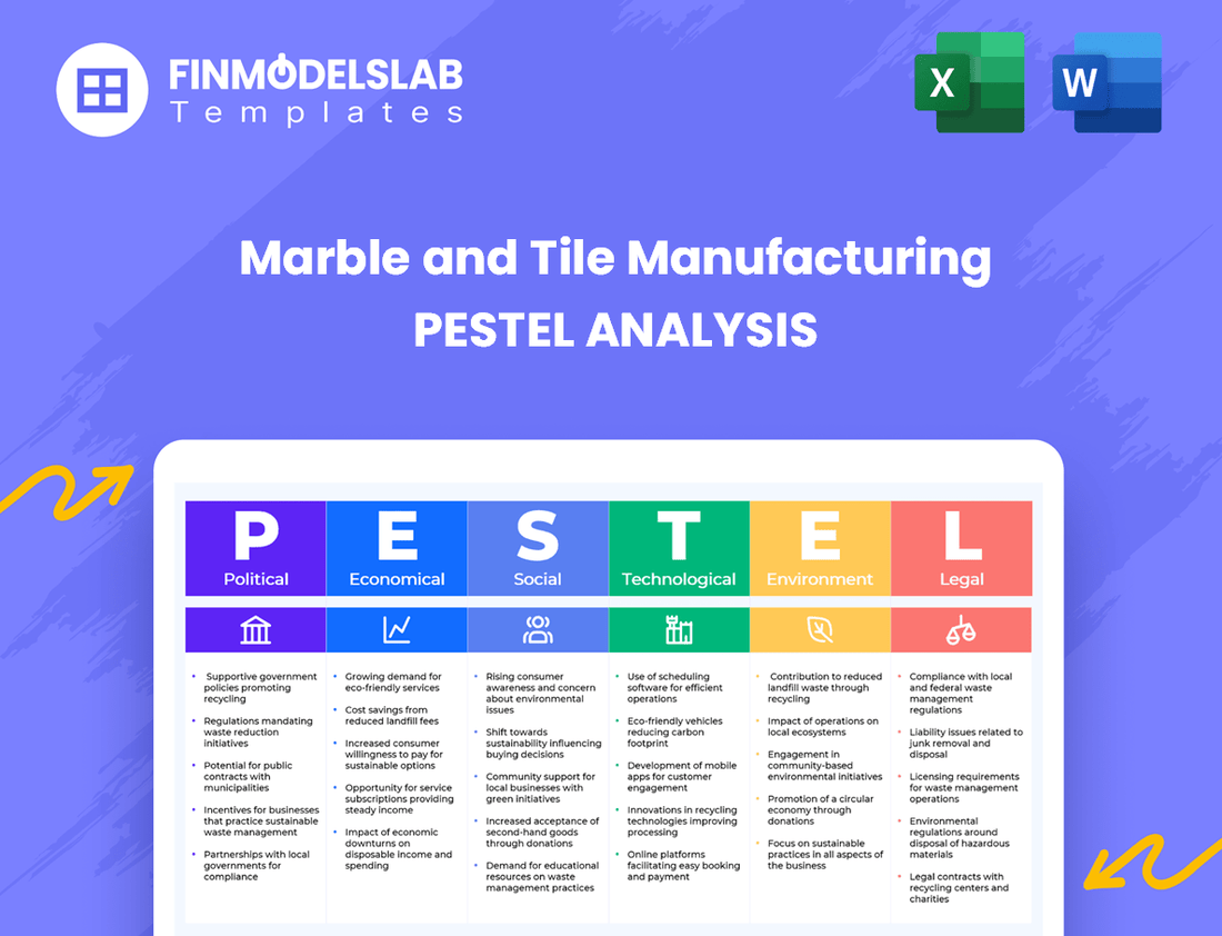 Marble and Tile Manufacturing PESTEL Analysis