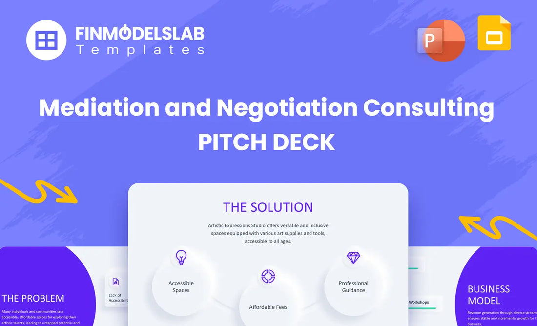 Mediation Negotiation Consultancy Pitch Deck Head Image Financial Models Lab
