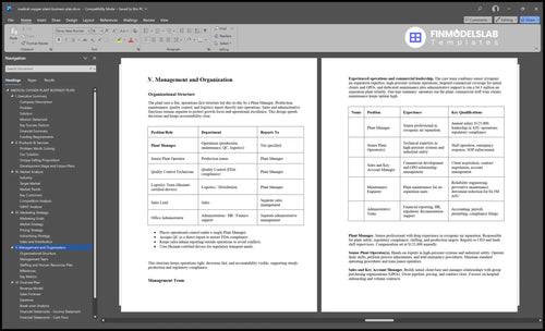 medical oxygen plant business plan management financialmodelslab