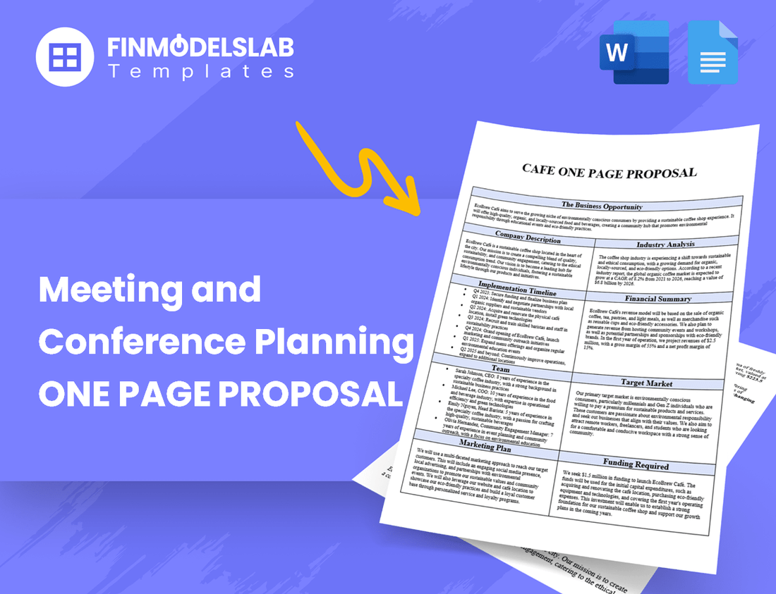 Meeting and Conference Planning Business Proposal