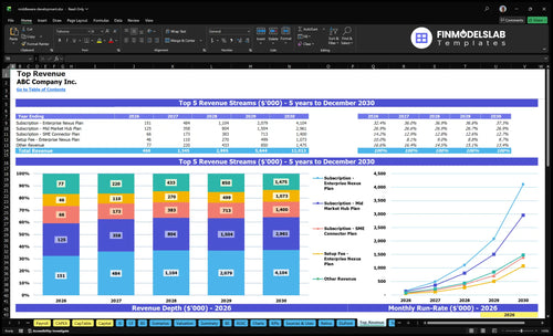 middleware development financial model top revenue financialmodelslab