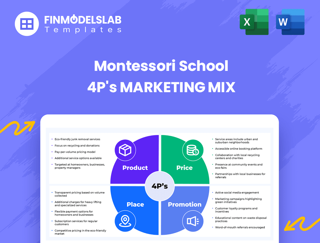 Montessori School Marketing Mix