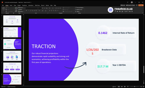 motorcycle manufacturing tracrtion slide financialmodelslab