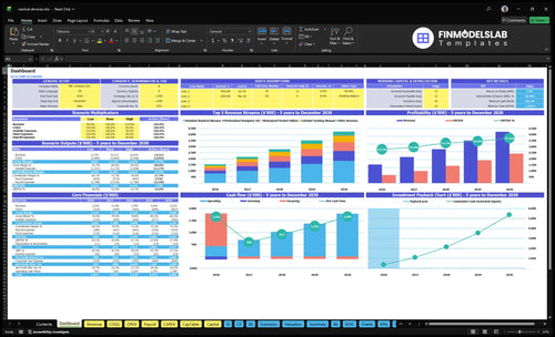 nautical almanac financial model dashboard financialmodelslab