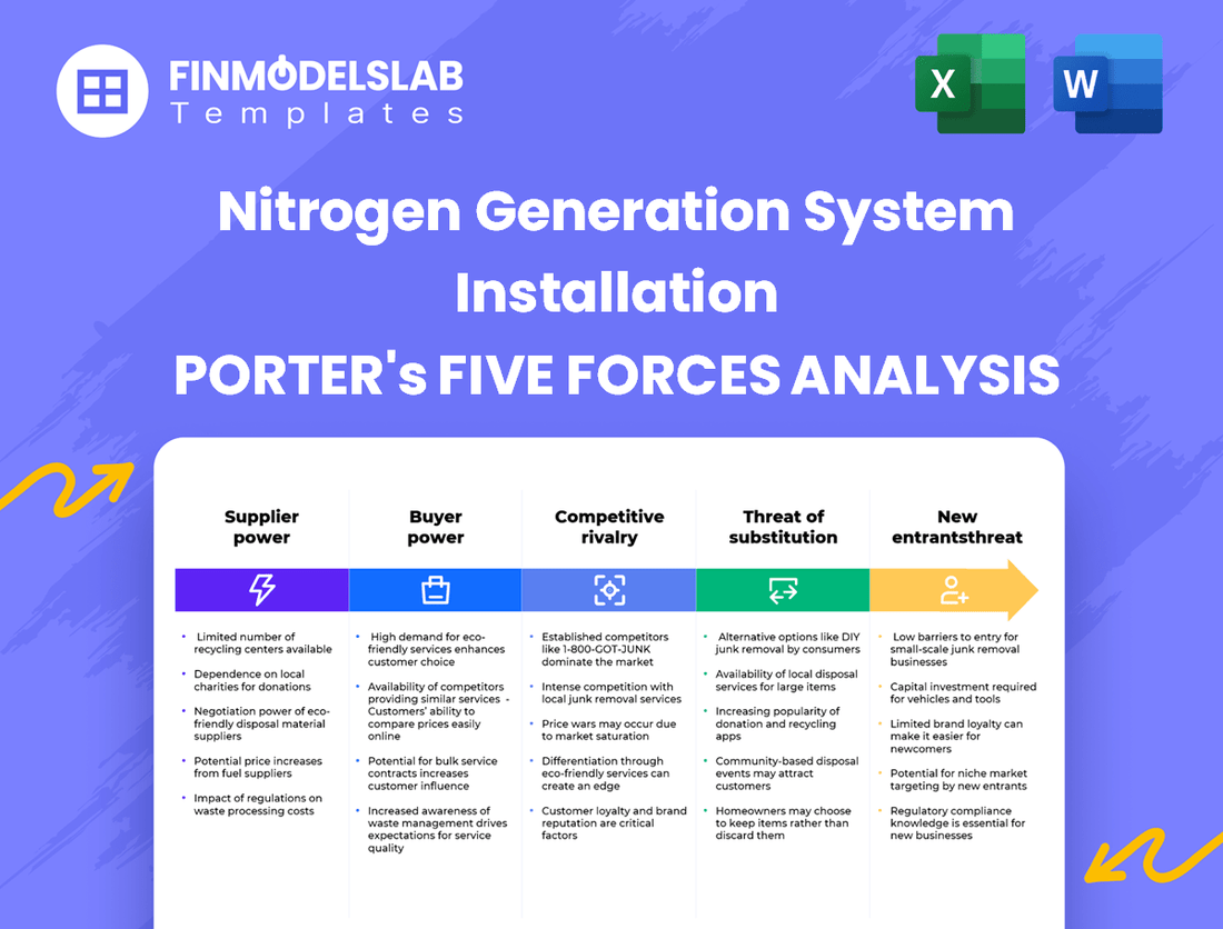 Nitrogen Generation System Installation Porter
