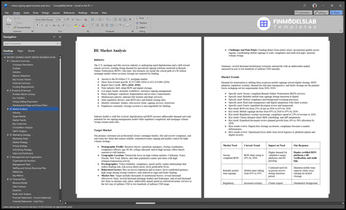 notary signing agent business plan marketing analysis financialmodelslab