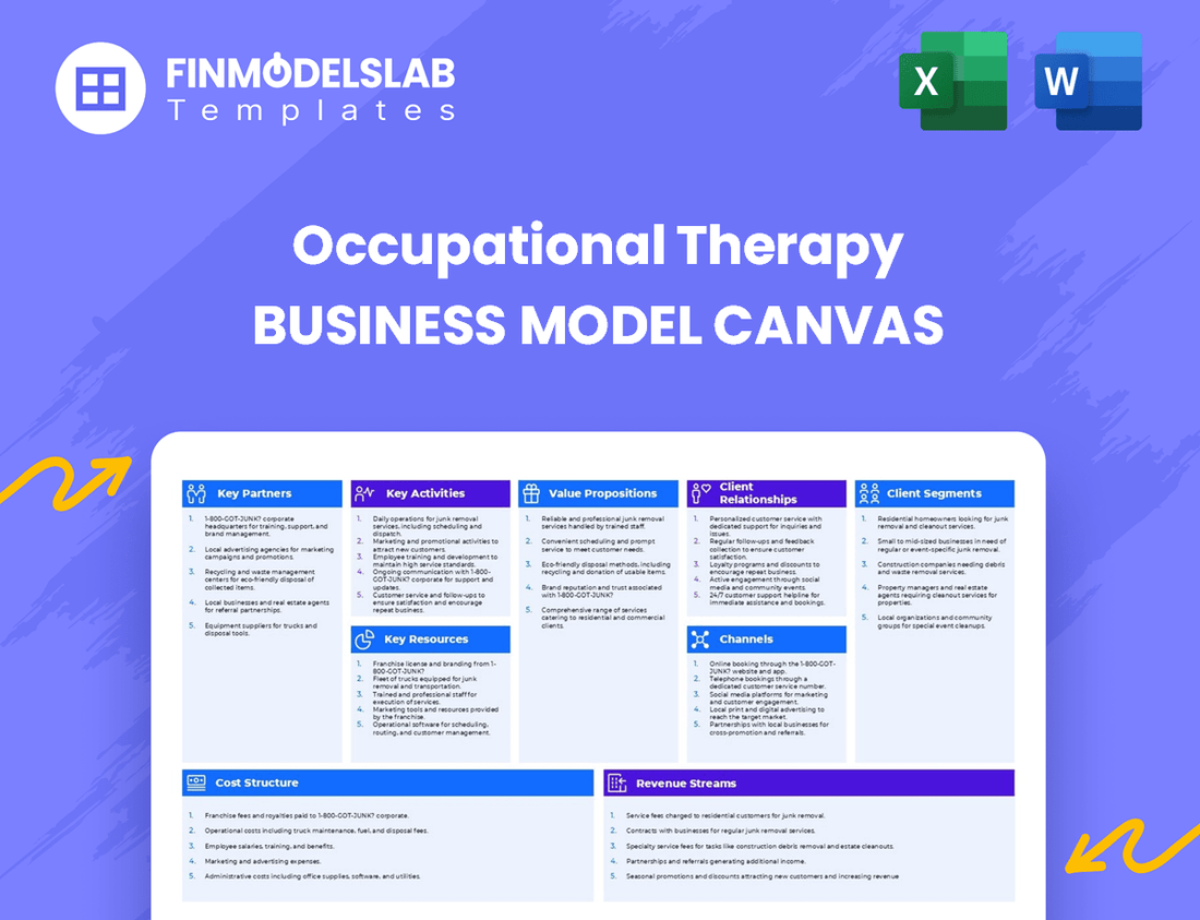 Occupational Therapy Business Model Canvas