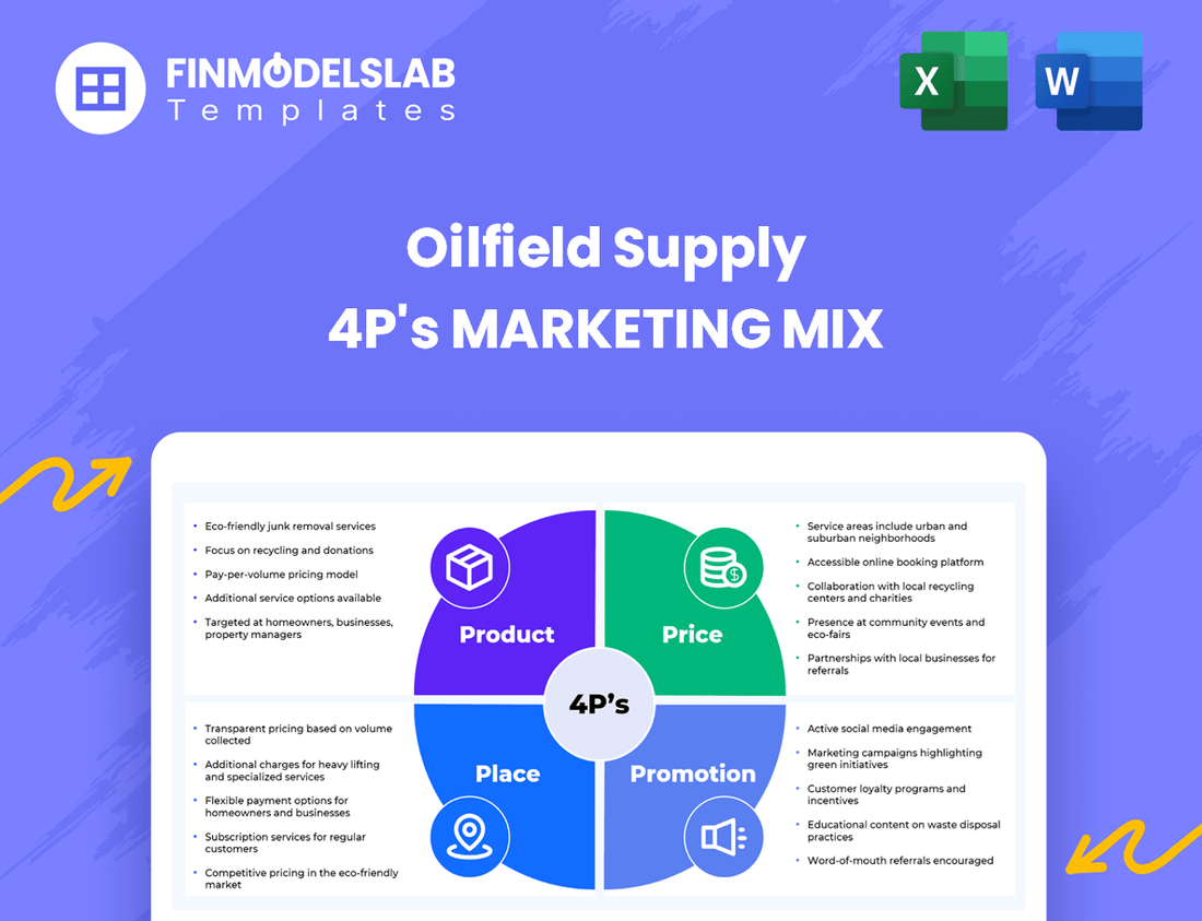 Oilfield Supply Marketing Mix