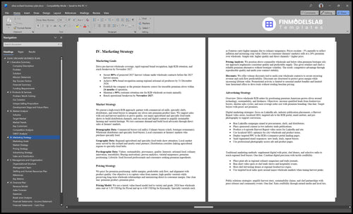 olive orchard business plan marketing plan financialmodelslab