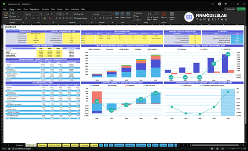 palliative care financial model dashboard financialmodelslab