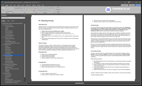paranormal investigation business plan marketing plan financialmodelslab