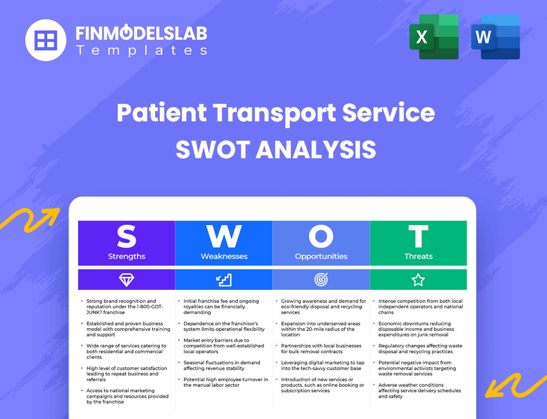 Patient Transport Service Business SWOT Analysis