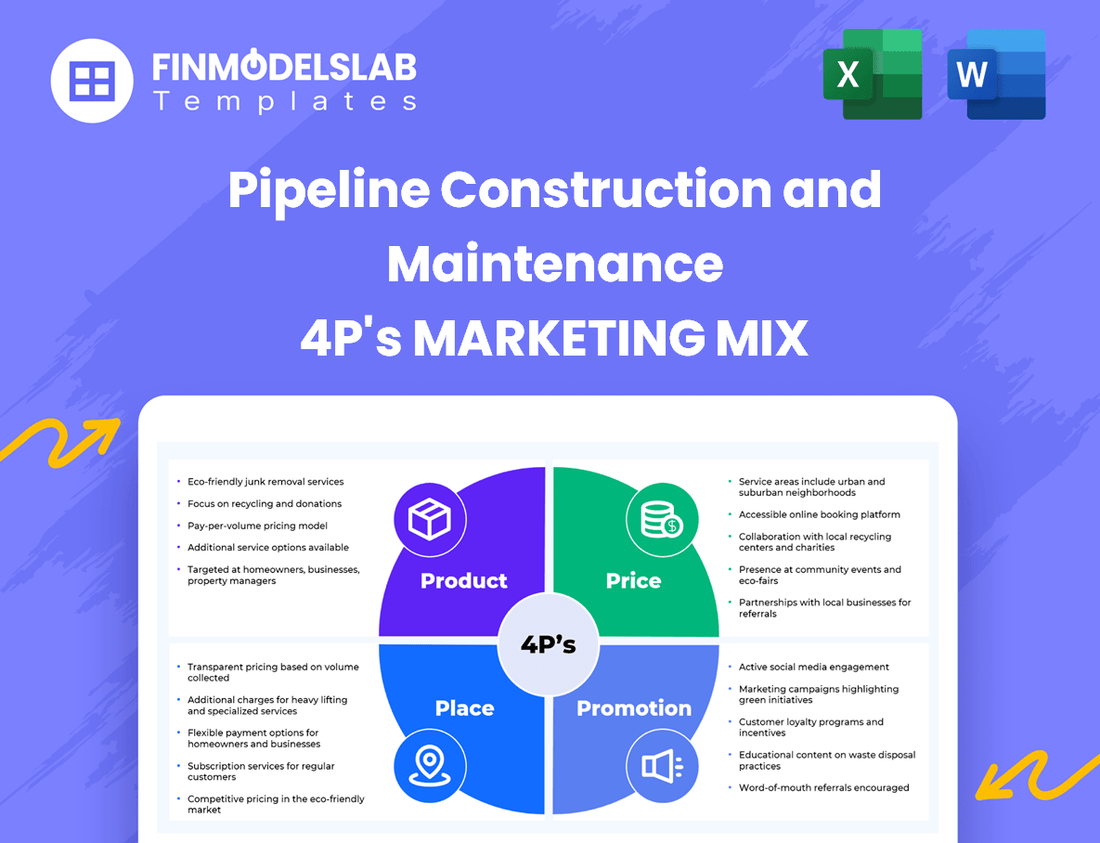 Pipeline Construction and Maintenance Marketing Mix