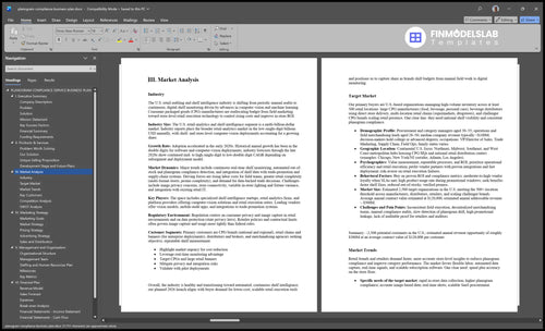 planogram compliance business plan marketing analysis financialmodelslab