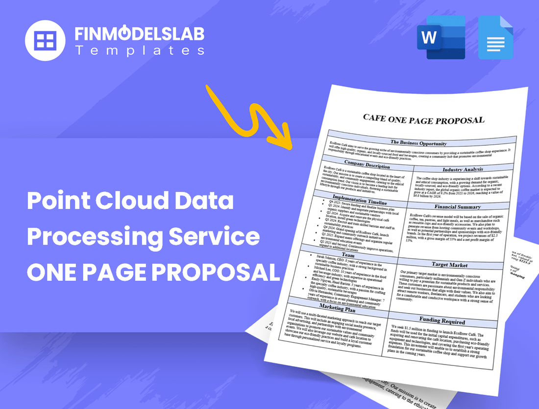 Point Cloud Data Processing Service Business Proposal
