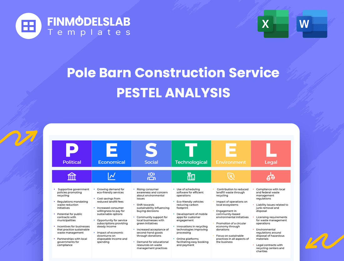 Pole Barn Construction Service PESTEL Analysis