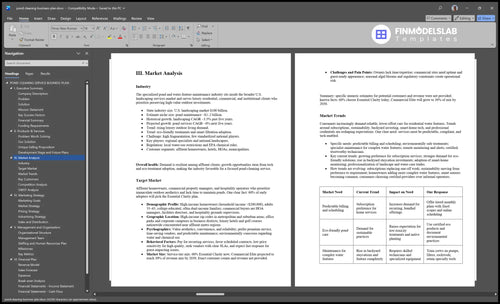 pond cleaning business plan marketing analysis financialmodelslab