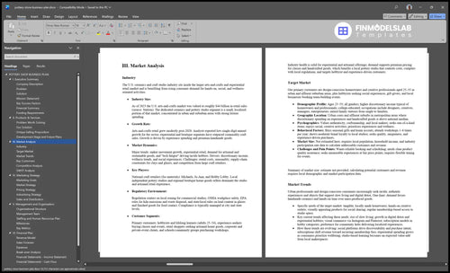 pottery store business plan marketing analysis financialmodelslab