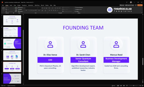 quantum computing consultancy team slide financialmodelslab