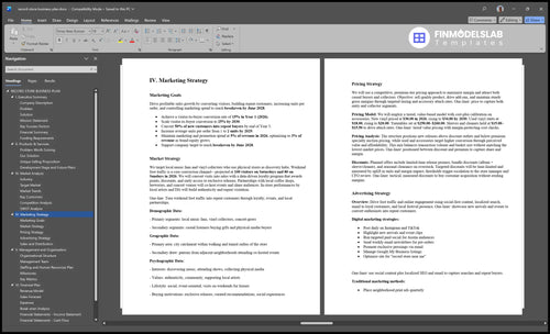 record store business plan marketing plan financialmodelslab