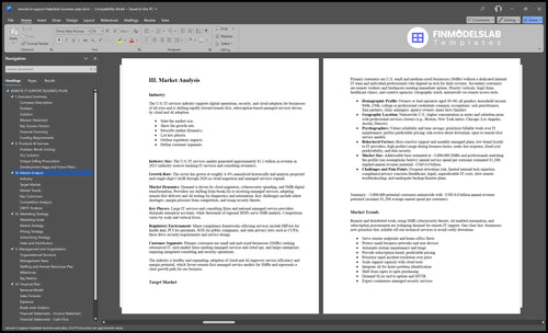 remote it support helpdesk business plan marketing analysis financialmodelslab