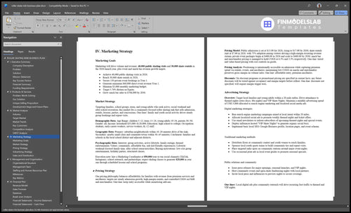 roller skate rink business plan marketing plan financialmodelslab