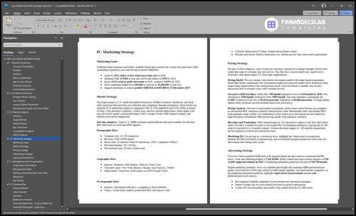 rpa solution provider business plan marketing plan financialmodelslab