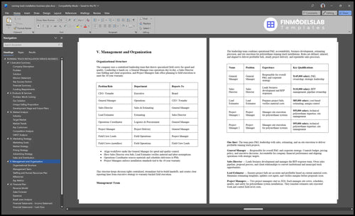 running track installation business plan management financialmodelslab