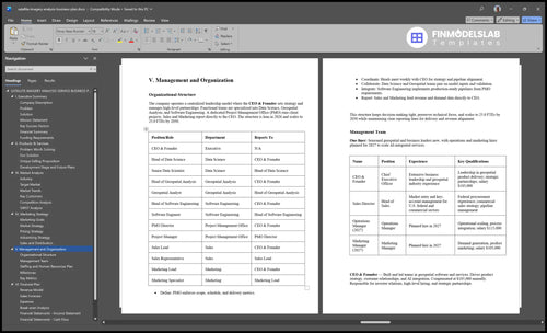 satellite imagery analysis business plan management financialmodelslab