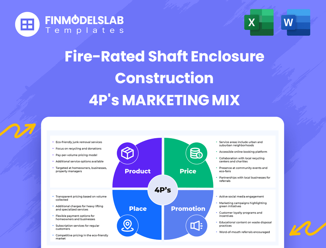 Fire-Rated Shaft Enclosure Construction Marketing Mix