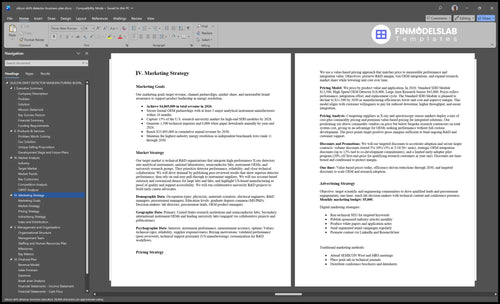 silicon drift detector business plan marketing plan financialmodelslab