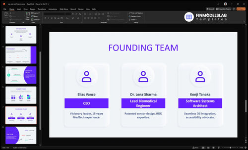 sip and puff device team slide financialmodelslab