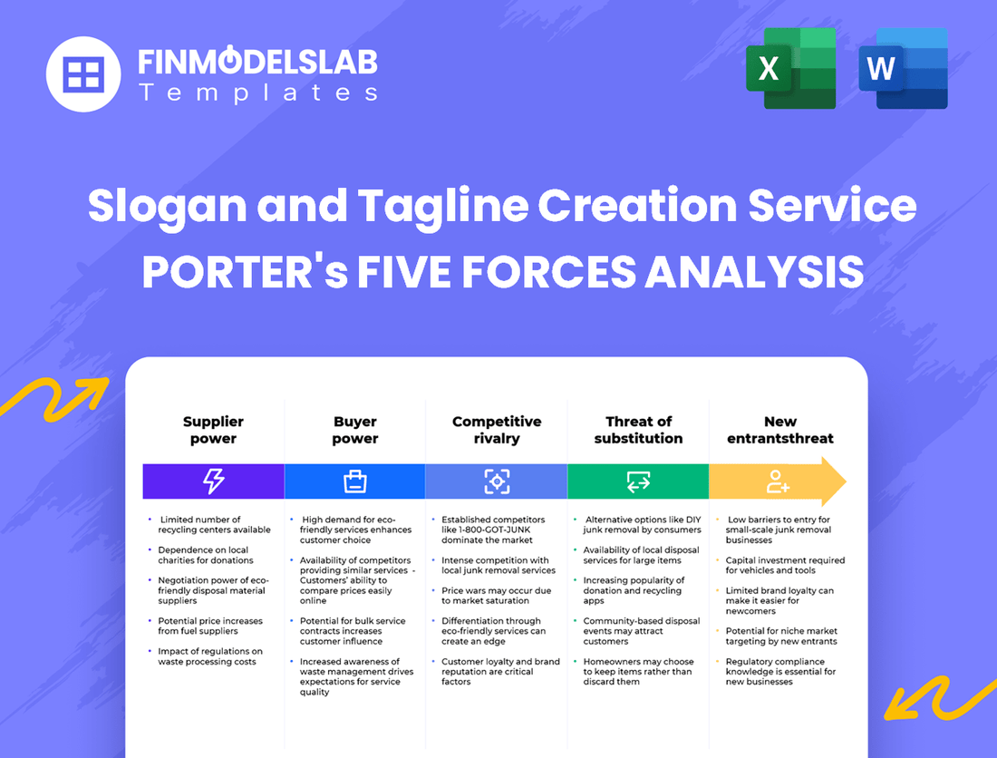 Slogan and Tagline Creation Service Porter