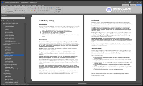 small batch spice business plan marketing plan financialmodelslab