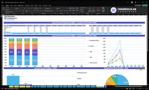 small scale hydroponic farm financial model top revenue financialmodelslab