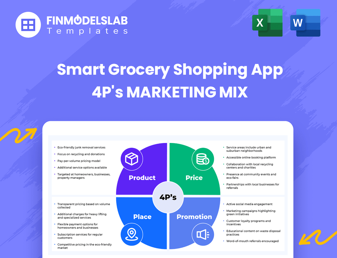 Smart Grocery Shopping App Marketing Mix