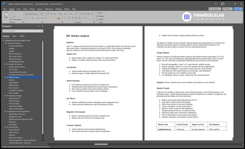 sneaker boutique business plan marketing analysis financialmodelslab