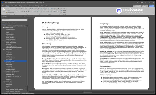 social engineering testing business plan marketing plan financialmodelslab