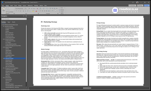 soy production business plan marketing plan financialmodelslab