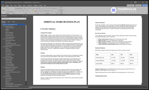 spiritual lifestyle store business plan executive summary financialmodelslab