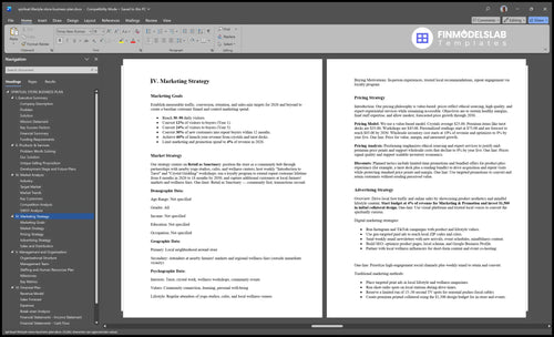 spiritual lifestyle store business plan marketing plan financialmodelslab
