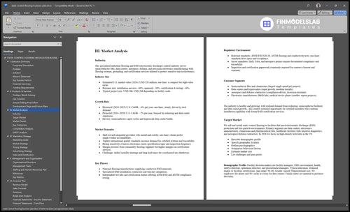 static control flooring business plan marketing analysis financialmodelslab