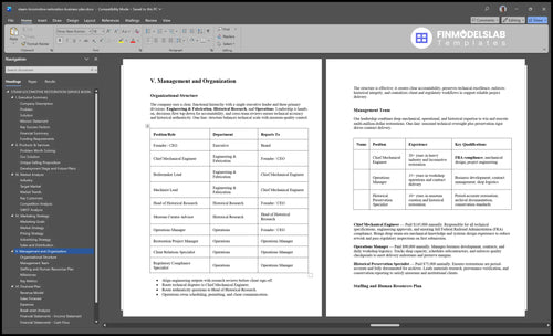 steam locomotive restoration business plan management financialmodelslab