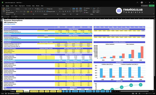 stolen bike registry financial model revenue financialmodelslab