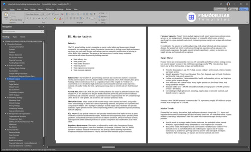 straw bale home building business plan marketing analysis financialmodelslab
