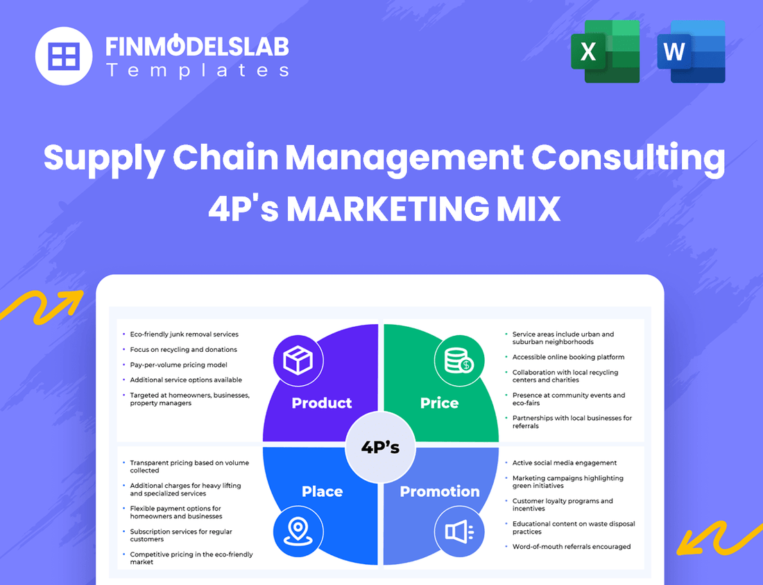 Supply Chain Management Consulting Marketing Mix